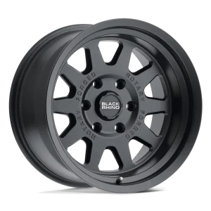 Black Rhino – STADIUM – Black – 16″x8″ -10mm – All weather Wheels – 1680SDM-06140M12